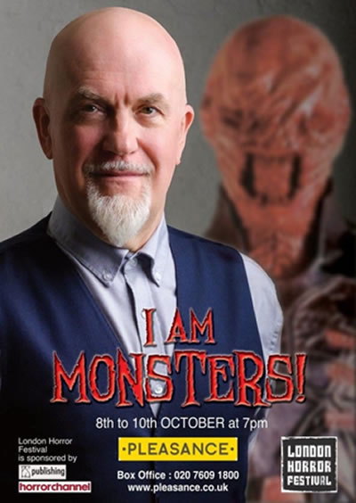 Ahead of his one-man show, I AM MONSTERS! at The Pleasance, actor and writer Nicholas Vince reveals what's behind the masks