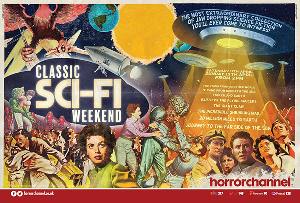 Classic Sci-Fi weekend with Horror Channel